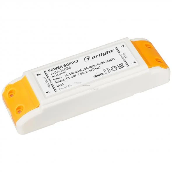 Блок питания для светодиодной ленты Arlight 022369(1) Блок питания для светодиодной ленты Arlight 022369(1)