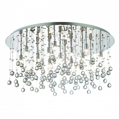 Потолочный светильник Ideal Lux 077819 MOONLIGHT PL15 CROMO Потолочный светильник Ideal Lux 077819 MOONLIGHT PL15 CROMO