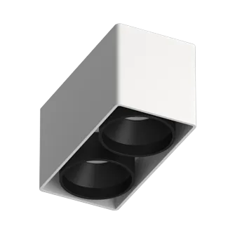 Накладной светильник под сменную лампу Ledron KEA 2 ED GU10 White-Black