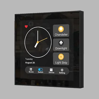 Панель с 4-дюймовым сенсорным экраном для управления умным домом встроенный шлюз Zigbee Wi-Fi RJ45. LeDron SD-40