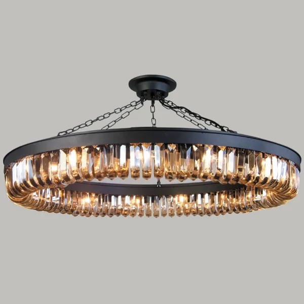 Потолочная люстра Retro Frozen Glass Chandelier 15 ImperiumLoft 74964-22 40.1189