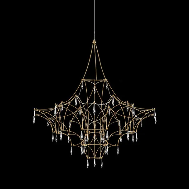 Подвесная люстра MARQUISE D80 Gold ImperiumLoft 219485-23 marquise01