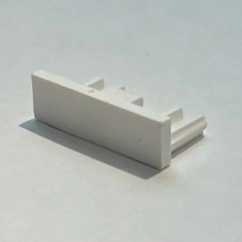 Заглушка торцевая для ультратонкого магнитного шинопровода iLedex END CAP 4825-WH VISION48/25