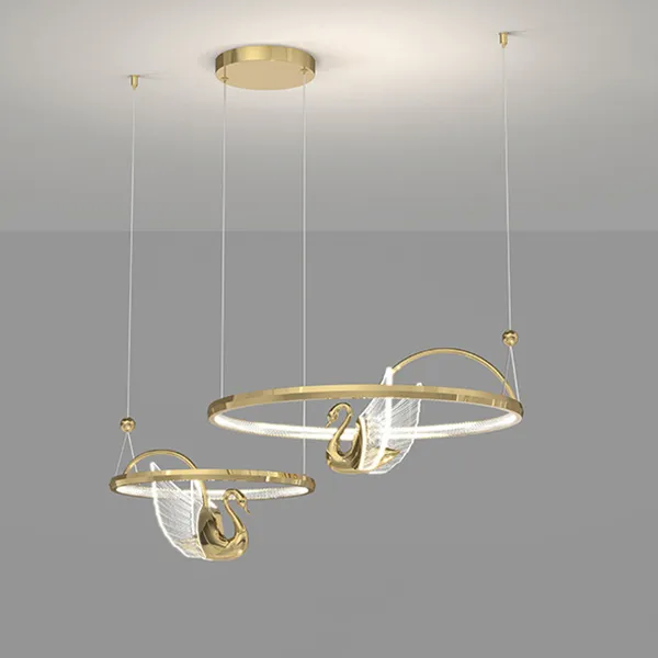 Подвесная люстра BIRDIE LUX 2R Brass ImperiumLoft 219606-23 birdie-lux01