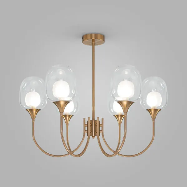 Подвесной светильник Eurosvet 70217/6 латунь a064749 Spritz