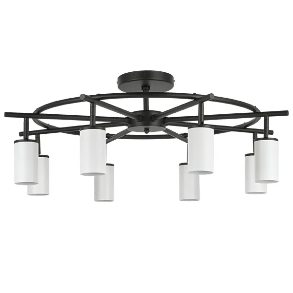 Потолочная люстра Lightstar LR718368 RULLO ЧЕРНЫЙ/БЕЛЫЙ Потолочная люстра Lightstar LR718368 RULLO ЧЕРНЫЙ/БЕЛЫЙ