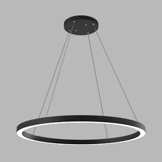 Подвесной светильник LeDron RING LINE R800 Black 4000K