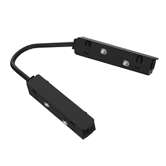 Коннектор угловой (гибкий) для магнитной системы LeDron TSM-LFH Black