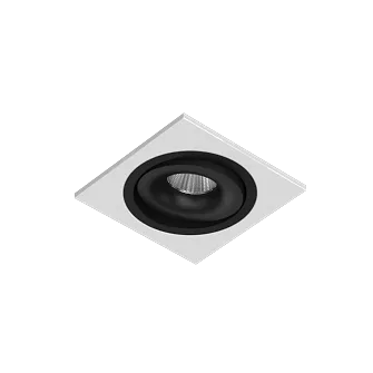 Встраиваемый поворотный светодиодный светильник LeDron MJ1006 SQ White-Black 4000K Встраиваемый поворотный светодиодный светильник LeDron MJ1006 SQ White-Black 4000K