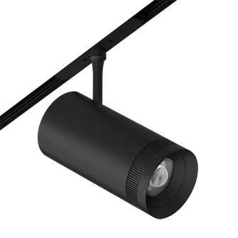 Светодиодный светильник для магнитной системы Ledron T085-M18W Black VISION 