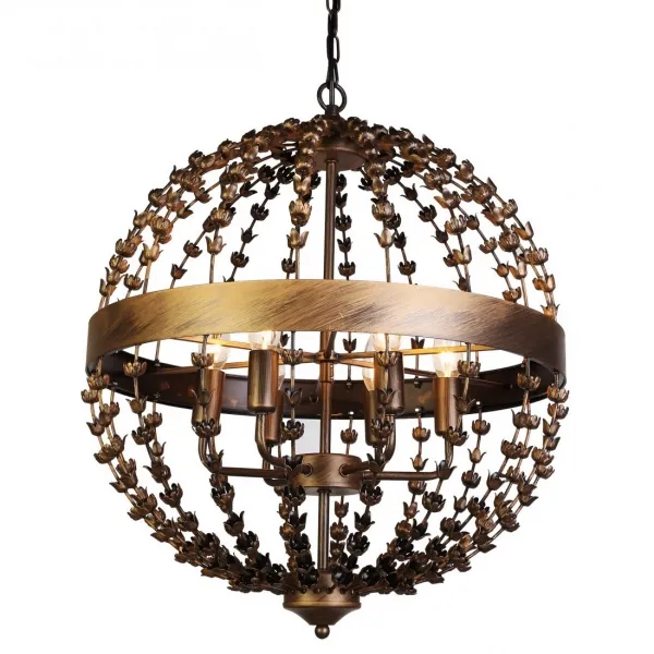 Подвесная люстра Sphere antic Pendant Bronze ImperiumLoft 75525-22 40.1241