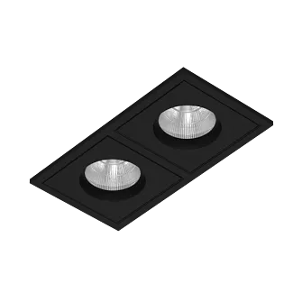Встраиваемый светодиодный светильник LeDron BRUTAL SQ2 Black TRIAC 4000K Встраиваемый светодиодный светильник LeDron BRUTAL SQ2 Black TRIAC 4000K