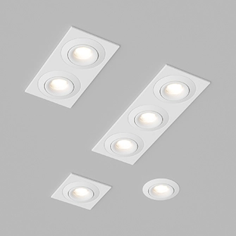 Встраиваемый поворотный светодиодный светильник Ledron LH07SB-R SQ White Встраиваемый поворотный светодиодный светильник Ledron LH07SB-R SQ White