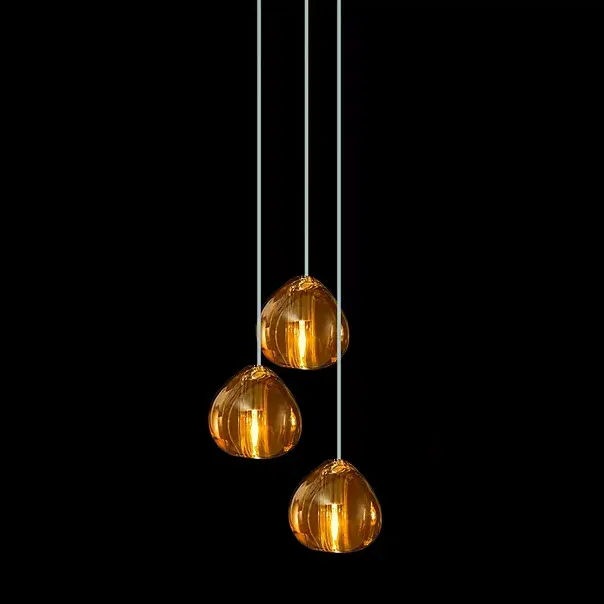 Подвесной светильник METEORA B COMBO D25 Amber ImperiumLoft 228525-23 meteora-b-combo01