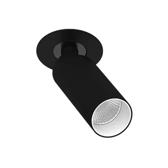 Встраиваемый поворотный светодиодный светильник Ledron SAGITONY R BASIC S40 Black-White