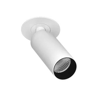 Светодиодный поворотный светильник LeDron SAGITONY R BASIC S40 W-Bl TRIAC 4K