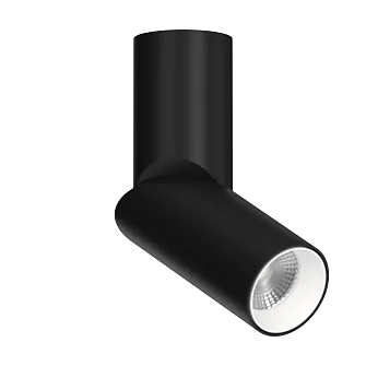 Накладной поворотный светильник под сменную лампу Ledron MJ1402 Black-White