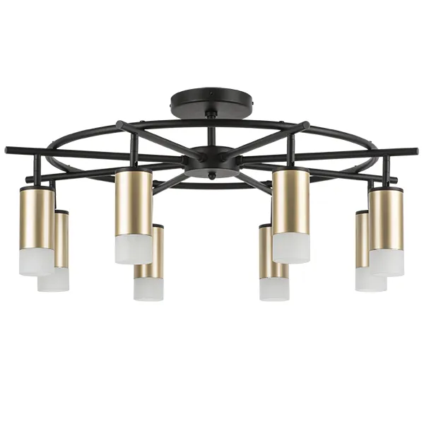 Потолочная люстра Lightstar LR7184081 RULLO ЧЕРНЫЙ/ЗОЛОТО Потолочная люстра Lightstar LR7184081 RULLO ЧЕРНЫЙ/ЗОЛОТО