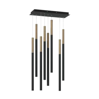Подвесной светодиодный светильник LeDron HL012-8 Wooden 200 Black Подвесной светодиодный светильник LeDron HL012-8 Wooden 200 Black