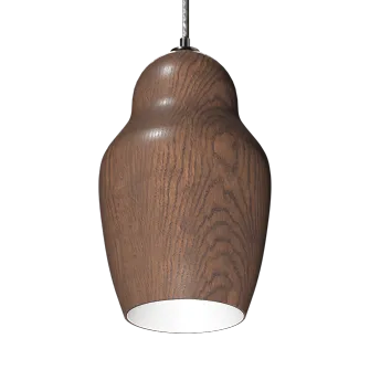 Подвесной (накладной) светильник LeDron WoodDoll White под сменную лампу