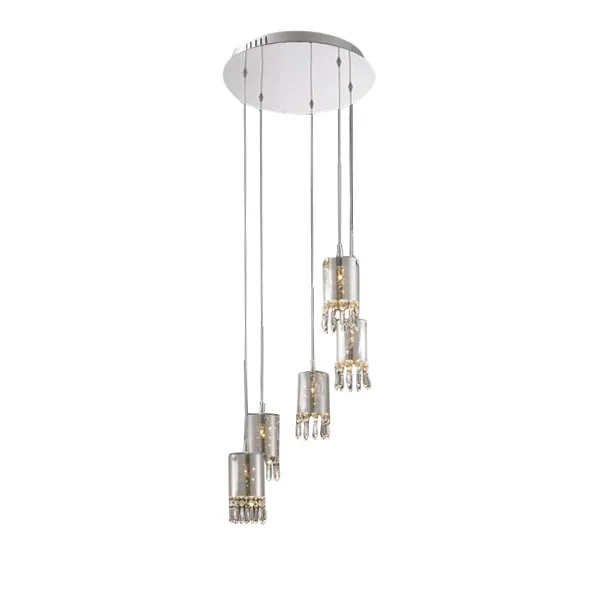 Подвесной светильник Delight Collection MD2544/5R Crystal Tube Подвесной светильник Delight Collection MD2544/5R Crystal Tube