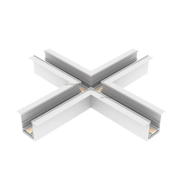 Коннектор крестовой MAG-CON-4560-F-X90 (WH) Arlight 026922 MAG 45 CON 4560 Коннектор крестовой MAG-CON-4560-F-X90 (WH) Arlight 026922 MAG 45 CON 4560