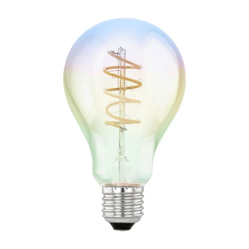 Светодиодная лампа Eglo 110205 A75, 1x4W(E27), 2000К, стекло, радужный Светодиодная лампа Eglo 110205 A75, 1x4W(E27), 2000К, стекло, радужный