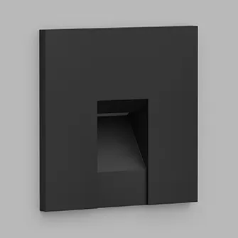 Встраиваемый светодиодный светильник для стен и ступеней Ledron KIT AGILE SQ Black