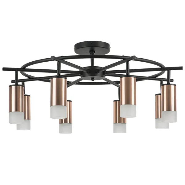 Потолочная люстра Lightstar LR7183081 RULLO ЧЕРНЫЙ/МЕДЬ Потолочная люстра Lightstar LR7183081 RULLO ЧЕРНЫЙ/МЕДЬ