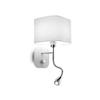 Бра Ideal Lux 124162 HOLIDAY AP2 BIANCO Бра Ideal Lux 124162 HOLIDAY AP2 BIANCO