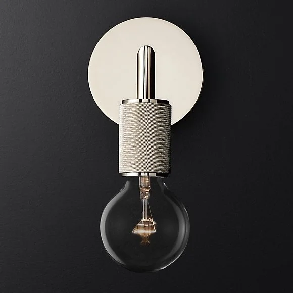 Бра Rh Utilitaire Single Sconce Silver 123286-22 ImperiumLoft Бра Rh Utilitaire Single Sconce Silver 123286-22 ImperiumLoft