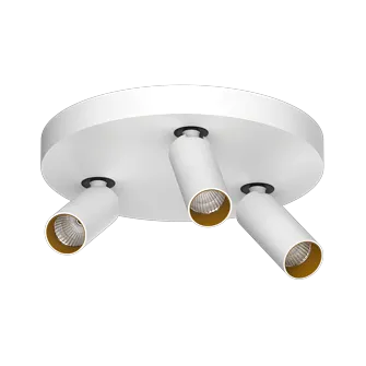 Накладной поворотный светодиодный светильник Ledron SAGITONY R3 S40 White-Gold 4000K NO DIM