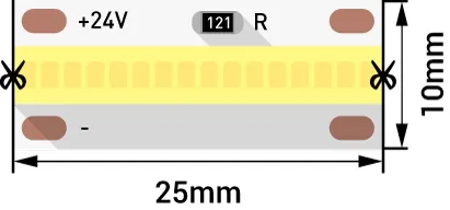 Светодиодная лента DesignLed DSG-FOB-640-24-NW-33 LUX Светодиодная лента DesignLed DSG-FOB-640-24-NW-33 LUX
