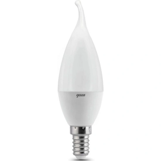 Лампа Gauss 104101307 Свеча на ветру 6.5W 550lm 6500K E14 LED Лампа Gauss 104101307 Свеча на ветру 6.5W 550lm 6500K E14 LED