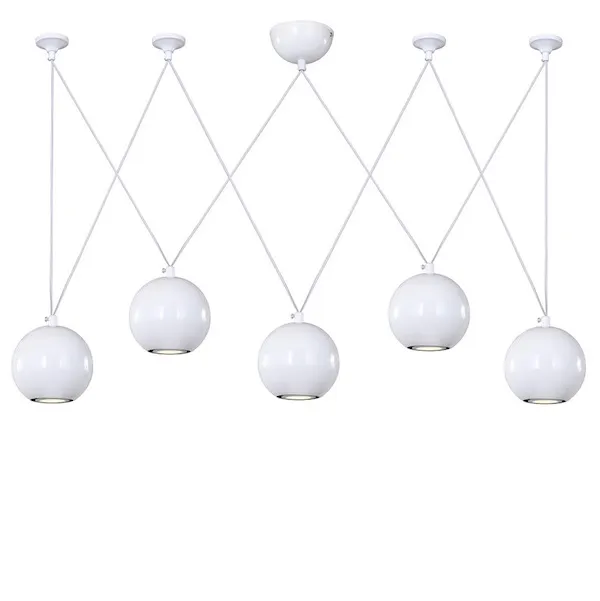 Подвесной светильник Multisphere Pendant White 5 ImperiumLoft 123635-22 40.636
