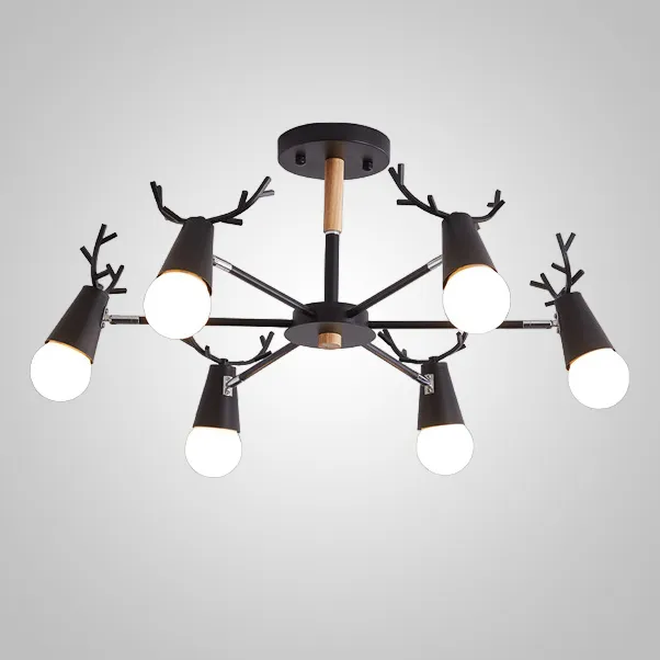 Люстра на штанге DEERCH D65 Black ImperiumLoft 243786-26 DEERCH 01