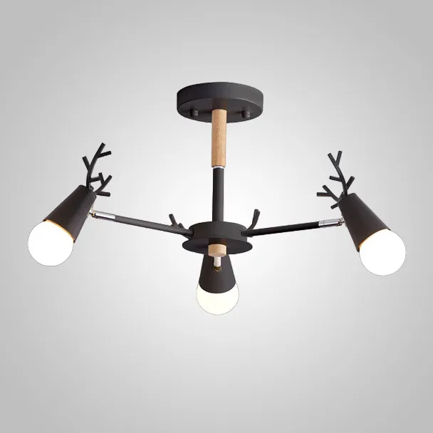 Люстра на штанге DEERCH D46 Black ImperiumLoft 140637-26 DEERCH 01