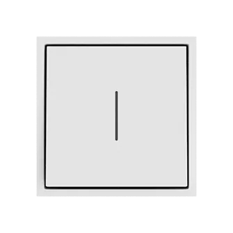 Одноклавишный выключатель с LED-подсветкой LeDron 1 Gang 1 Way LED White