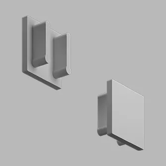 Заглушка для профиля LeDron АВД-7714 Grey