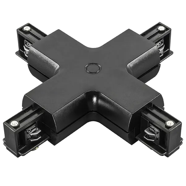 Соединитель трековый трехфазный X-образный Lightstar 504147 BARRA Соединитель трековый трехфазный X-образный Lightstar 504147 BARRA