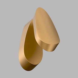 Настенный светодиодный светильник ZD8132-6W Brushed gold GLORY Настенный светодиодный светильник ZD8132-6W Brushed gold GLORY