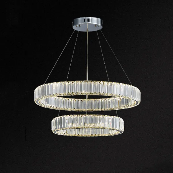 Подвесная люстра BERTOLDA D40+60 Chrome ImperiumLoft 219796-23 bertolda01