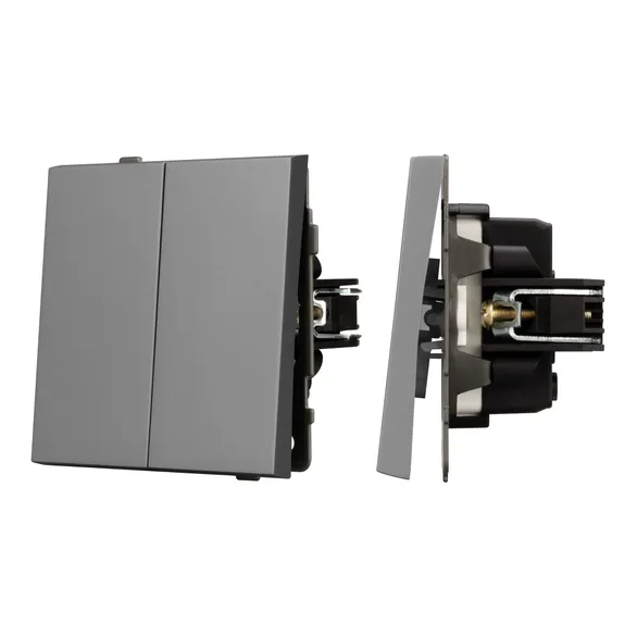 Механизм выключателя управления шторами SWT-TENDO-MKR2-PL-GR (230V, 10A) Arlight 054140