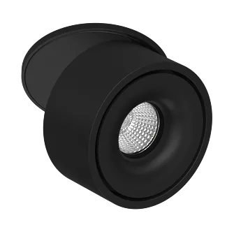 Встраиваемый поворотный светодиодный светильник LeDron LB13 Black 4000K