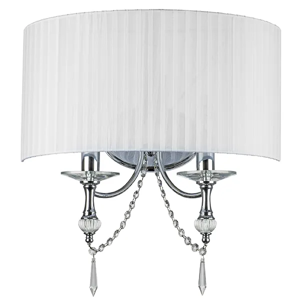 Бра 2x40W E14 БЕЛЫЙ Lightstar 725626 PARALUME