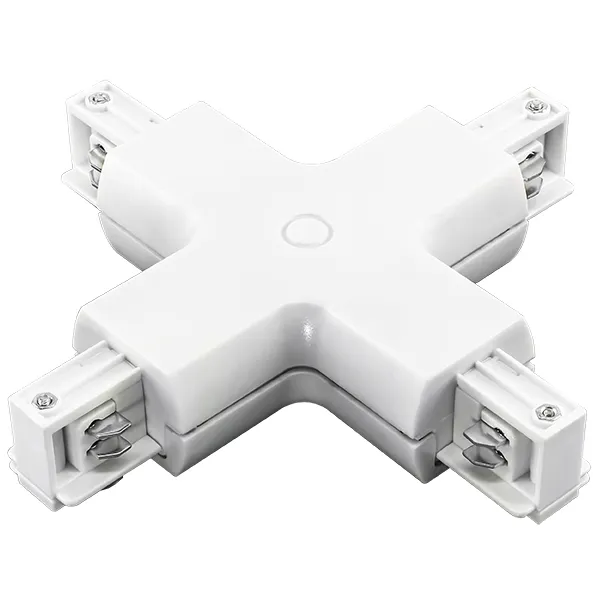 Соединитель трековый трехфазный X-образный Lightstar 504146 BARRA Соединитель трековый трехфазный X-образный Lightstar 504146 BARRA