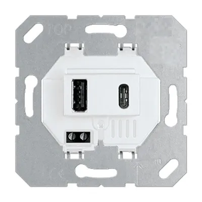 USB зарядное устройство, 3.1A тип A,С белый Donel DUSB3100WC Европа USB зарядное устройство, 3.1A тип A,С белый Donel DUSB3100WC Европа