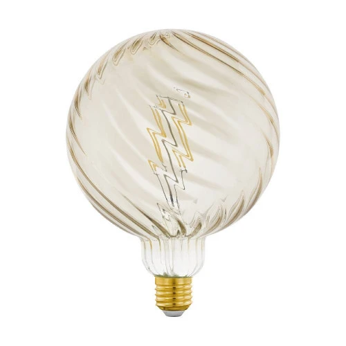 Светодиодная лампа филаментная диммируемая Eglo 110117 G150, 2,5W (E27), L200, 2200K, 200lm, стекло, янтарный Светодиодная лампа филаментная диммируемая Eglo 110117 G150, 2,5W (E27), L200, 2200K, 200lm, стекло, янтарный