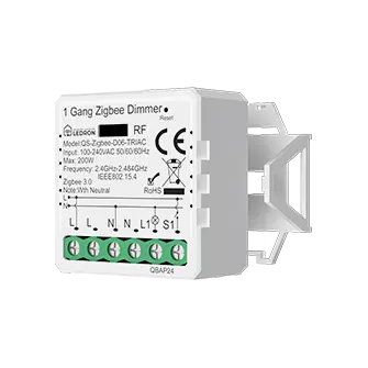 Диммер одноканальный LeDron QS-ZigbeeD06-TRIAC Диммер одноканальный LeDron QS-ZigbeeD06-TRIAC