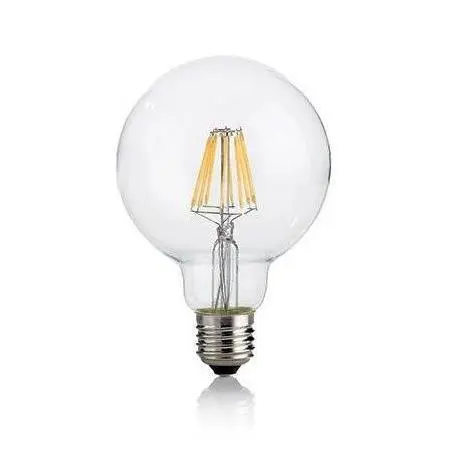 Лампа Ideal Lux 101323 E27 8W 220V 806lm 3000K GLOBO